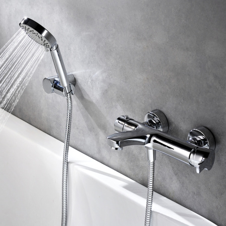 Смеситель для ванны WasserKRAFT Berkel 4800 4801 настенный хром