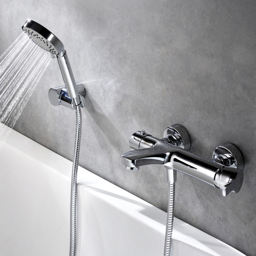 Смеситель для ванны WasserKRAFT Berkel 4800 4801 настенный хром - фото 3