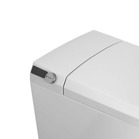 Унитаз приставной Grossman Smart GR-PR-5702 белый с сиденьем микролифт безободковый импульсный смыв