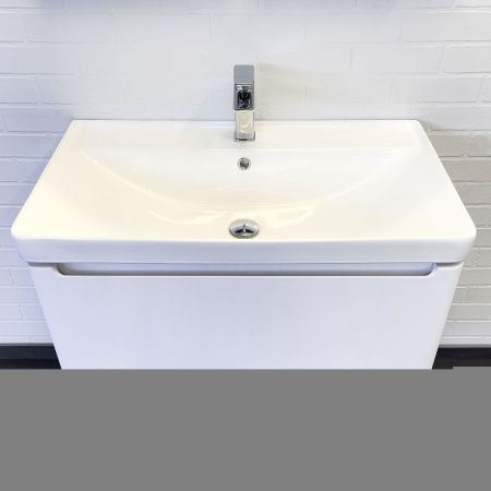 Тумба с раковиной Comforty Арзамас 00-00017884CF 80х50 подвесная цвет белый