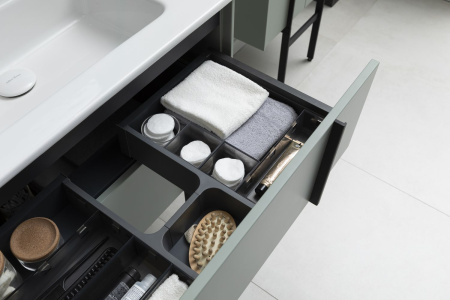 Тумба под раковину Allen Brau Reality 1.32007.CGM 100х46х50 подвесная цвет зеленый/серый