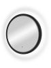 Зеркало Continent Planet Black ЗЛП684 80х80 подвесное