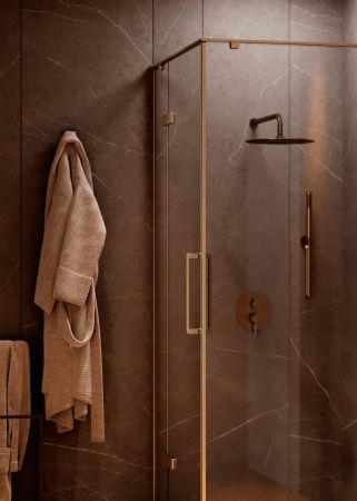 Душевая система Knotlor SS-26/RB встраиваемая в стену цвет бронза