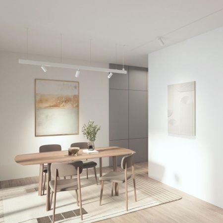 Трековый однофазный светильник Denkirs Simple Spot (Симпле Спот) DK8210-WH