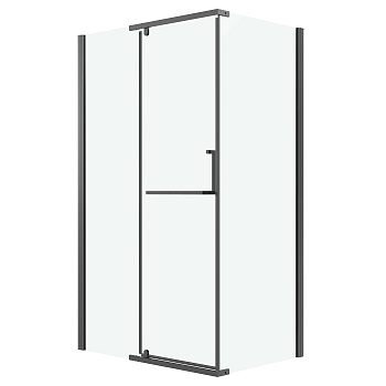 Душевой уголок Grossman Pragma 120.K33.03.1290.42.00 120х90 стекло прозрачное профиль графит матовый без поддона