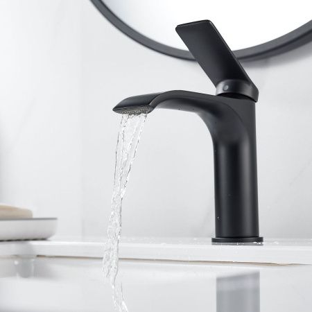 Смеситель Shevanik S4101H на раковину черный