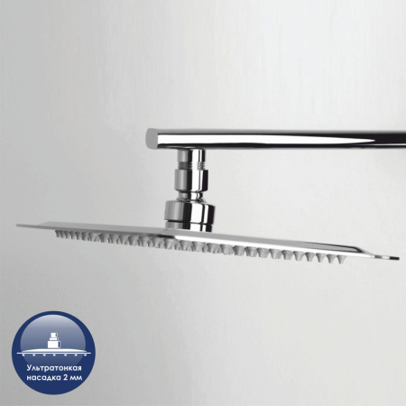 Душевая стойка WasserKRAFT A042 настенная цвет хром