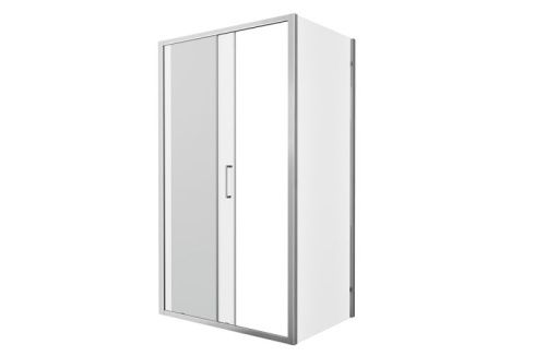 Душевой уголок Bravat Line BS120.3101A 120х80 стекло прозрачное профиль хром без поддона - фото 5