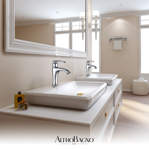 Смеситель для раковины AltroBagno Beatrice AltroBagnoBeatrice0112Cr на раковину хром - фото 5