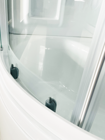 Душевая кабина Royal Bath BK RB90BK1-T 90х90 четверть круга с крышей ориентация универсальная