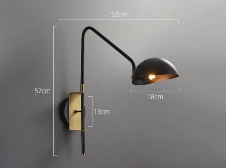 Бра Delight Collection Wall lamp (Валл ламп) MT9049-1WB black/bronze
