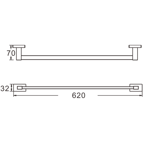 Полотенцедержатель BELZ B90401 - фото 3