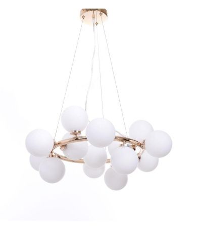Люстра подвесная Lumina Deco Marsiada (Марсиада) LDP 6033-15 GD