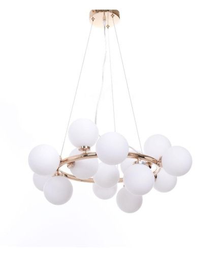 Люстра подвесная Lumina Deco Marsiada (Марсиада) LDP 6033-15 GD - фото 2