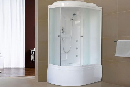 Душевая кабина Royal Bath ВК RB8120BK2-M-R 120х80 асимметричная с крышей ориентация правая