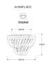 Люстра потолочная Arte Lamp Ella (Елла) A1054PL-6CC