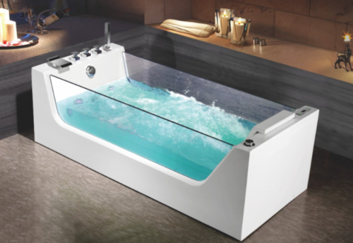 Ванна акриловая гидромассажная Frank 2042042 180х80 отдельностоящая прямоугольная с каркасом - фото 2