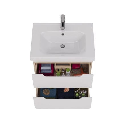 Тумба под раковину LeMark Olivia LM08OL65T 60х40 подвесная цвет белый