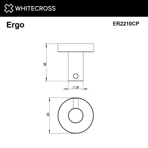 Крючок Whitecross  ER2210CP - фото 2