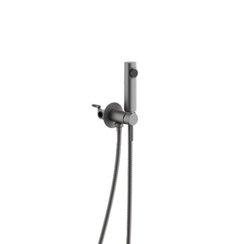 Гигиенический душ со смесителем Belz B804 B55804-3 оружейная сталь - фото 2