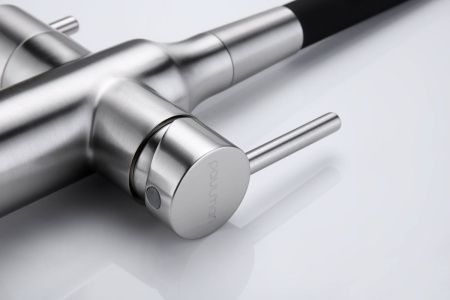 Смеситель для кухни Paulmark НИКЕЛЬ Sa213419-BS на мойку никель