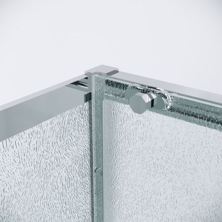 Душевая перегородка Grossman Style 200.K33.05.70.10.02 70х195 стекло текстурное профиль хром