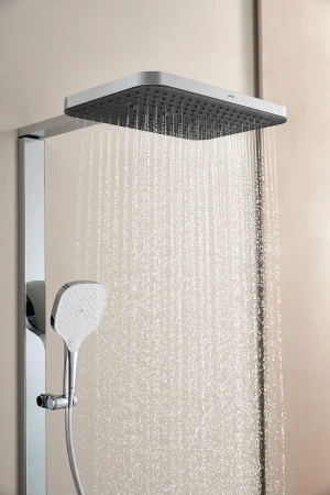 Душевая стойка Arrow AMG14GH872U1CP настенная цвет хром с термостатом