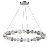 Светильник подвесной Delight Collection Elliot Diamante (Еллиот Диаманте) MD21001002-1F chrome