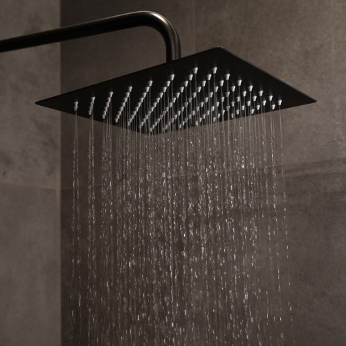 Душевая стойка WasserKRAFT  BK27701BM настенная цвет черный - фото 4