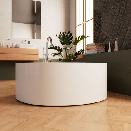 Ванна акриловая Frank 12532 150х150 отдельностоящая круглая с ножками