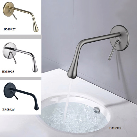 Смеситель BOCH MANN TROPFEN-BN BM8928 настенный никель матовый