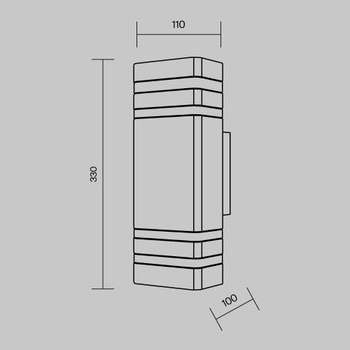 Бра Maytoni Outdoor Unter den Linden O578WL-02B - фото 3