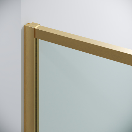 Боковая стенка Grossman Galaxy 200.K33.01.100.32.00 100x195 стекло прозрачное профиль золото сатин