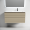 Тумба под раковину Sancos FOLK FL100RCP 100х40 подвесная цвет бежевый