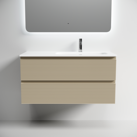 Тумба под раковину Sancos FOLK FL100RCP 100х40 подвесная цвет бежевый