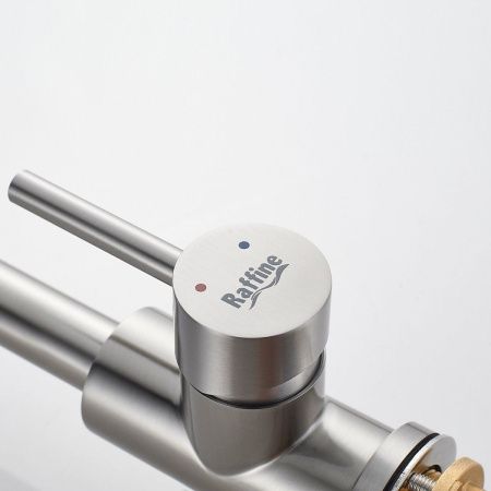 Смеситель для кухни Raffine F118L на мойку сатин