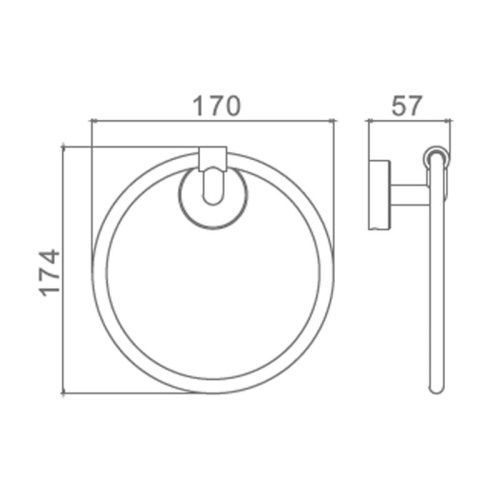 Полотенцедержатель Raglo R320.04.09 - фото 2