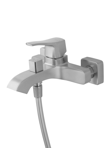 Смеситель для ванны и душа Wonzon & Woghand FLEX WW-88037072-BN настенный никель - фото 5