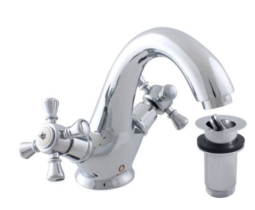 Смеситель RavSlezak MORAVA RETRO MK329.5 на раковину хром