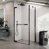 Душевой уголок Novellini N180 N180G100-1N 100х100 стекло прозрачное профиль черный без поддона