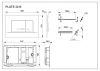 Клавиша смыва механическая Roca In-Wall 78901130B0 цвет белый