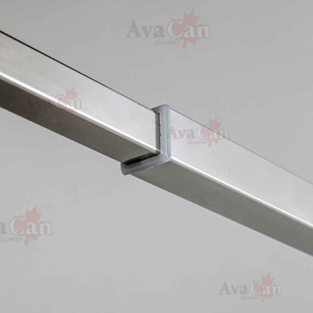 Душевая перегородка AvaCan MC100MT 100х200 стекло матовое профиль хром глянцевый