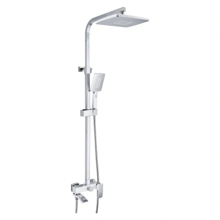 Душевая стойка Rose R1556F настенная цвет белый