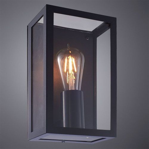 Уличный настенный светильник Arte Lamp BELFAST (БЕЛФАСТ) A4569AL-1BK - фото 3