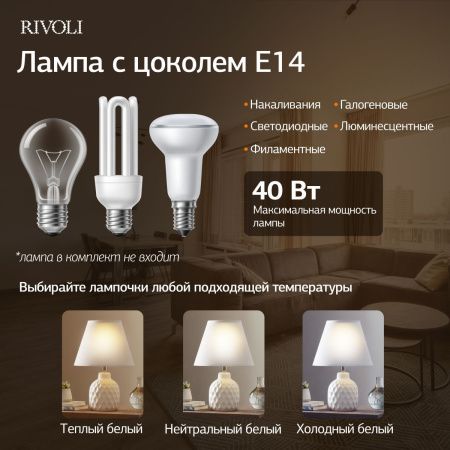 Настольная лампа Rivoli Muriel (Муриел) Б0070136