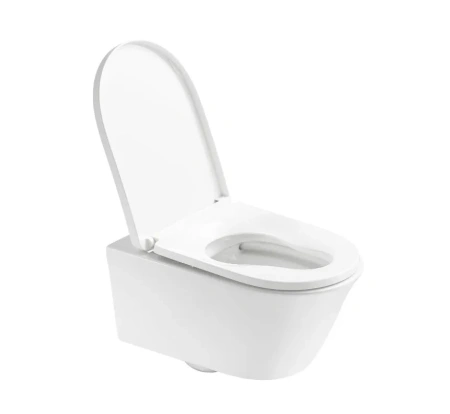 Чаша унитаза подвесная Arrow AEB21602H цвет белый без сиденья безободковая каскадный смыв