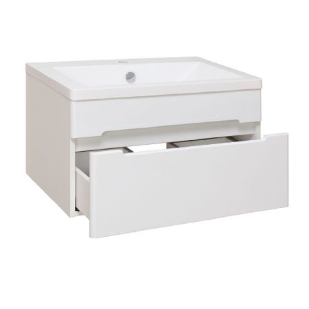 Тумба под раковину Runo Парма 00000001140 70х40 подвесная цвет белый