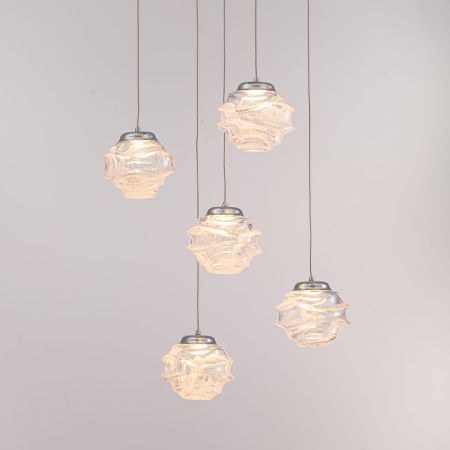 Светильник подвесной Delight Collection MD25030003-5A chrome/clear