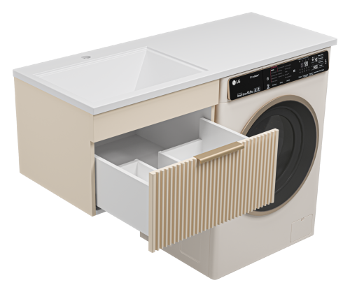 Тумба под раковину Brevita Enfida ENF-09060-031Я 56х47х38 - фото 5