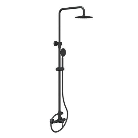 Душевая стойка Knotlor SS-06/2 настенная цвет черный